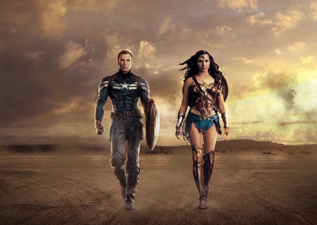 Captain America And Wonder Woman