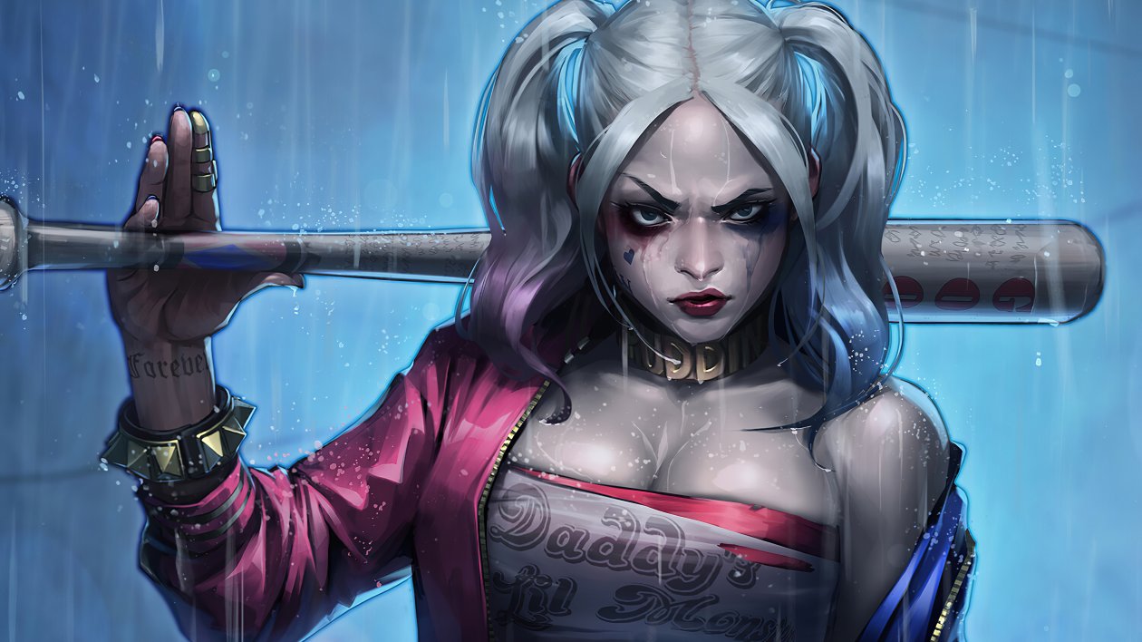 Little Monster Harley Quinn 4k