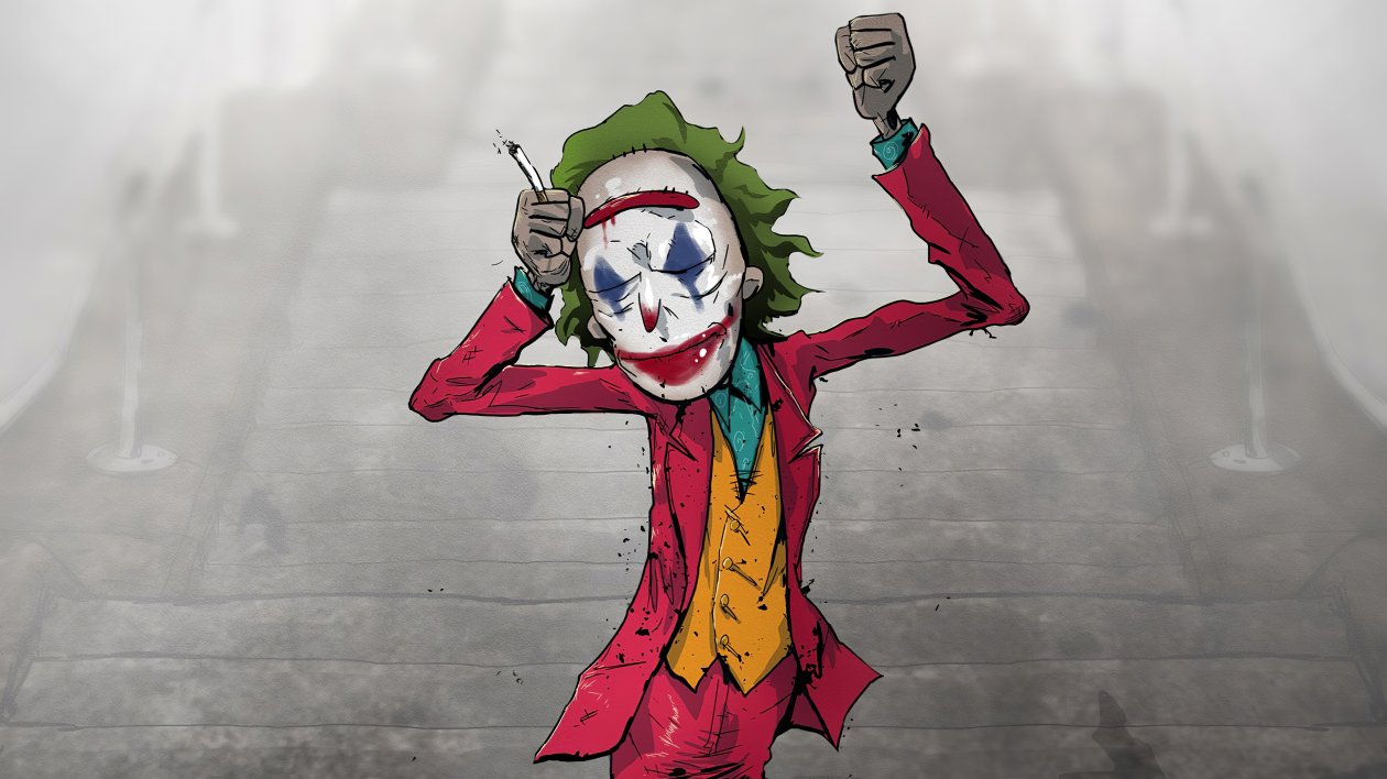 Joker Stair Dance 4k