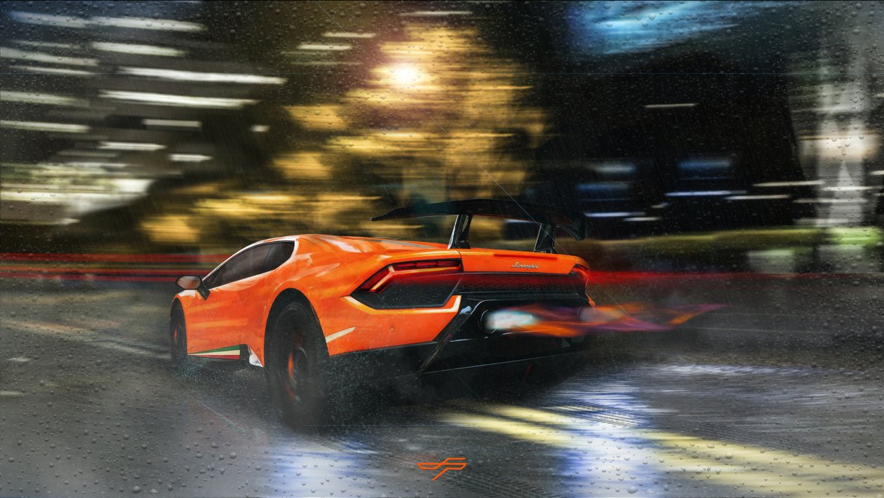 Lamborghini Huracan Performante Rear