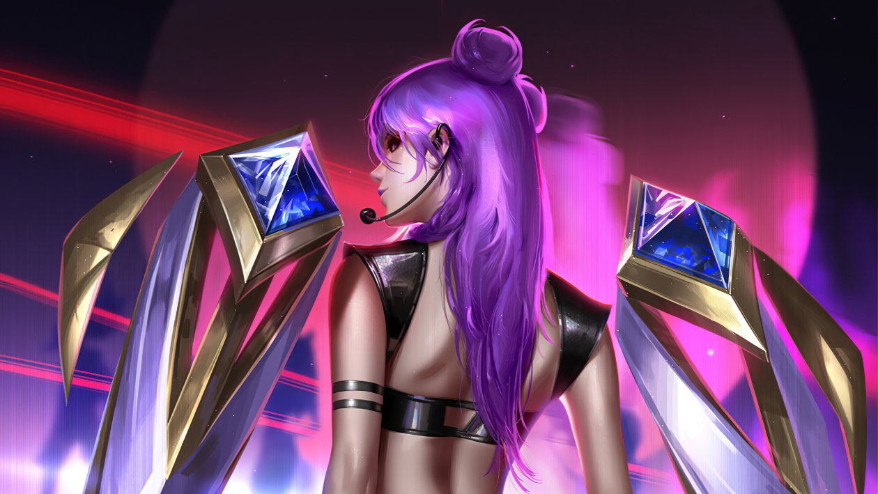 Kda Kaisa Lol Art 4k