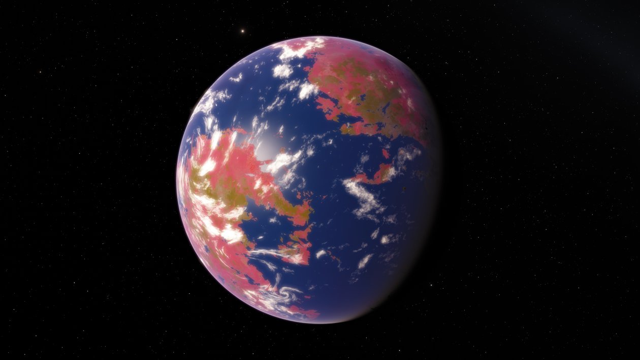 A Planet With Pink Planet 5k
