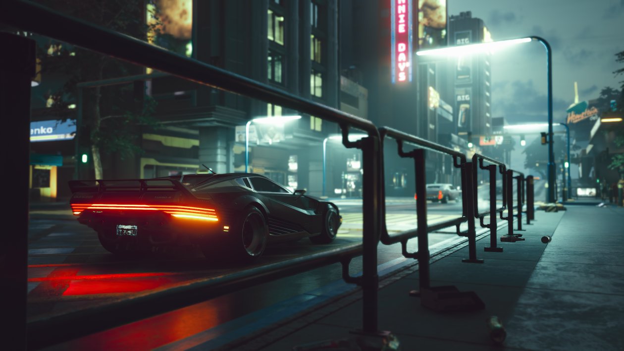 Quadra Turbo Cyberpunk 2077 4k