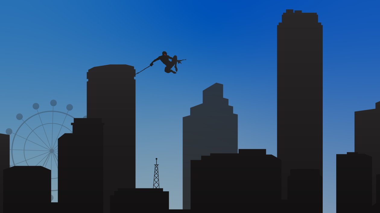 Spiderman In City Minimal 4k