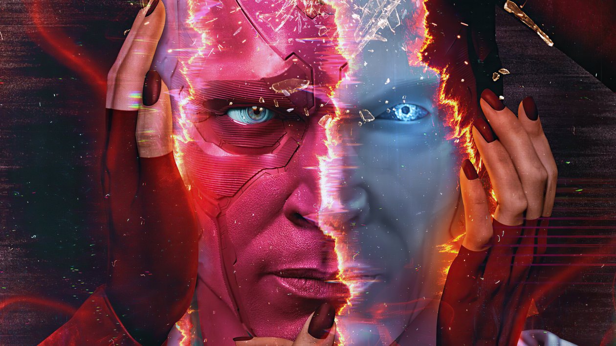 Vision Poster From Wanda Vision 5k
