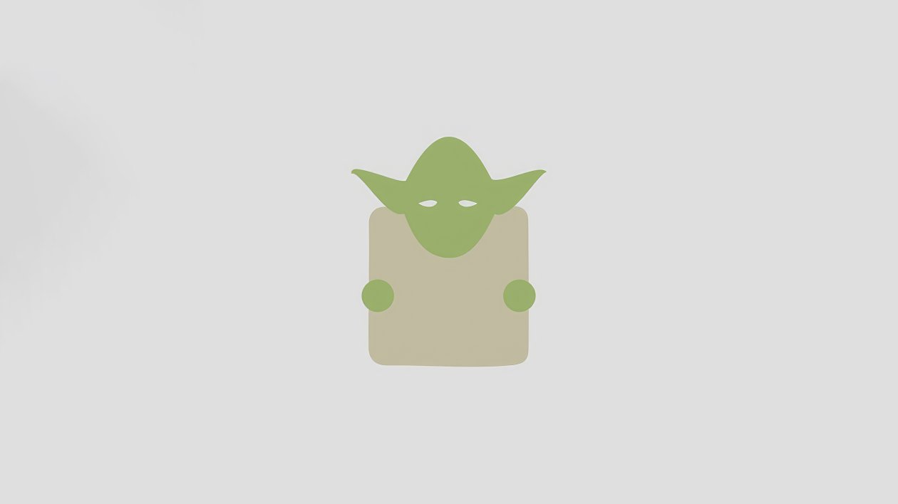 Yoda Star Wars Minimal Doddle 5k