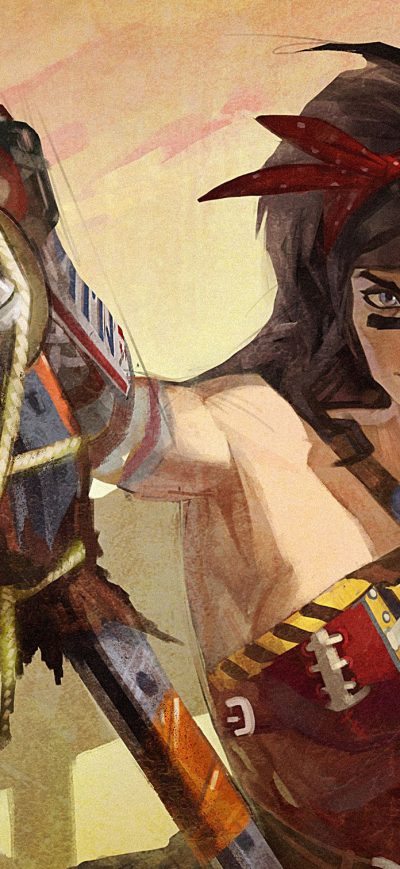 Fond d'écran iPhone Wonder Woman Infinite Crysis Artwork