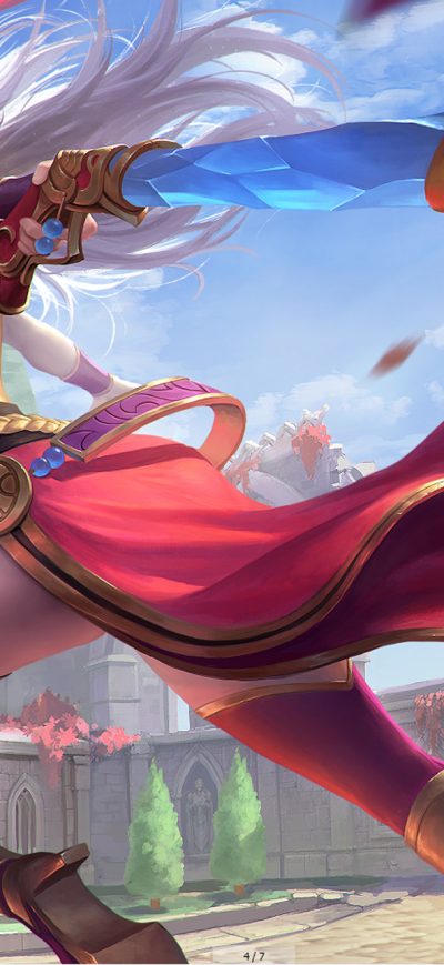 Fond d'écran iPhone Paladins Fantasy Girl