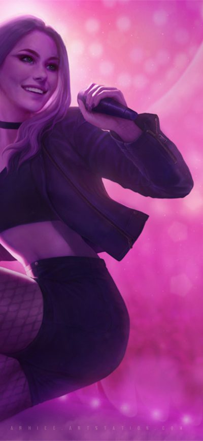 Fond d'écran iPhone Nicki Taylor Splash Art