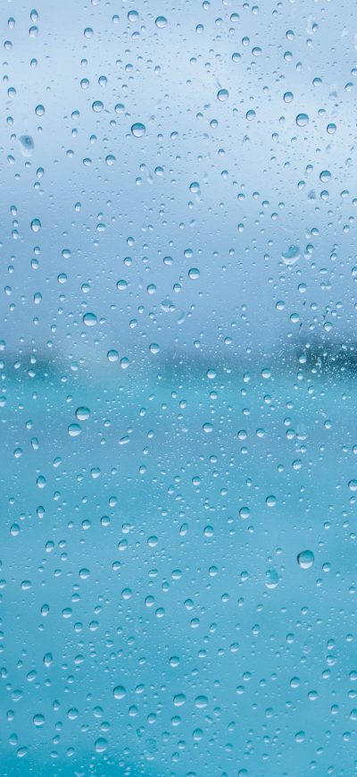 Fond d'écran iPhone Water Droplets On Glass 5k