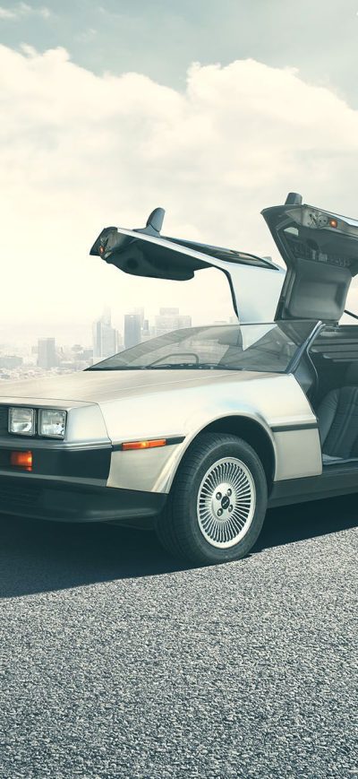 Fond d'écran iPhone 2017 Delorean Dmc