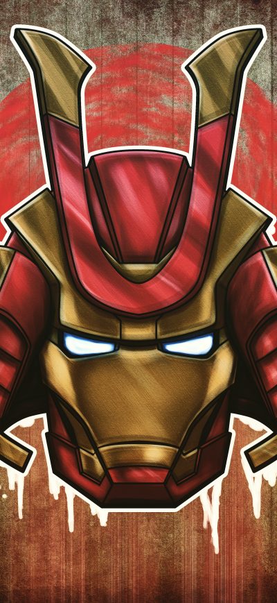 Fond d'écran iPhone Marvel Samurai Iron Man