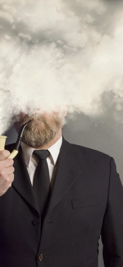 Fond d'écran iPhone Smoking Beard Man