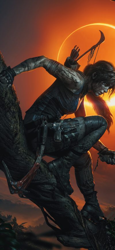 Fond d'écran Tomb Raider Artwork 4k sur iPhone