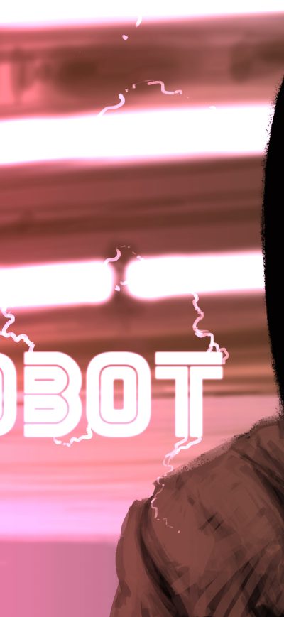 Fond d'écran iPhone Mr Robot Digital Art 8k