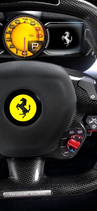 Fond d'écran iPhone Ferrari Steering