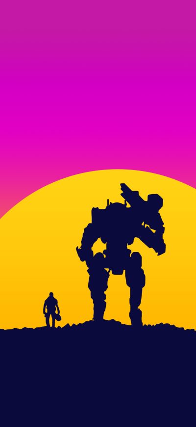 Fond d'écran iPhone 4k Titanfall 2 Artwork