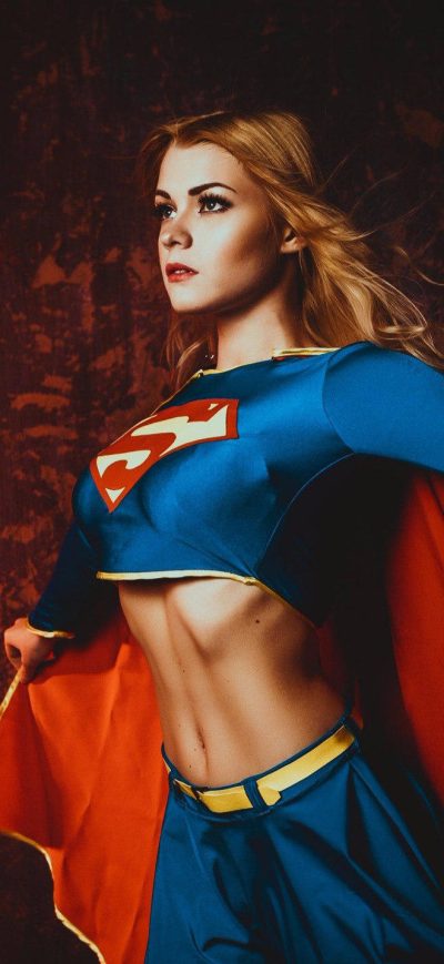 Fond d'écran iPhone Supergirl Cosplay 2018
