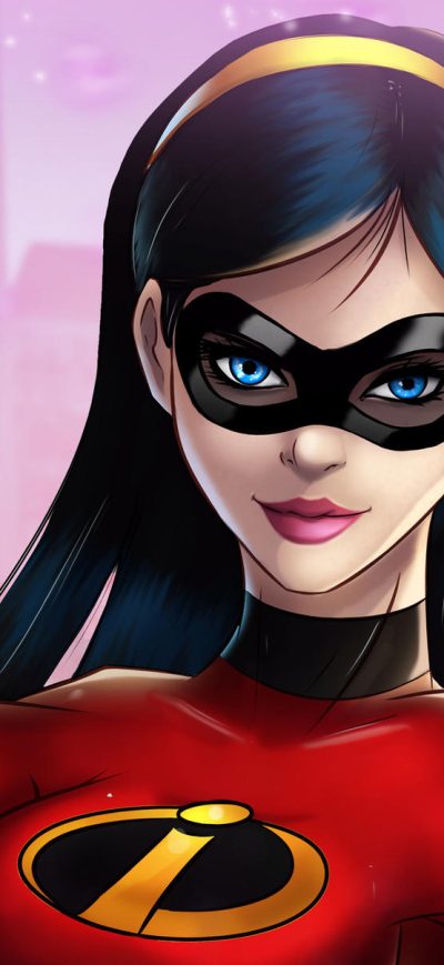 Fond d'écran iPhone Incredibles Violet Parr