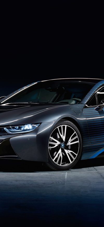Fond d'écran BMW i8 CrossFade Paint Garage Italia sur iPhone