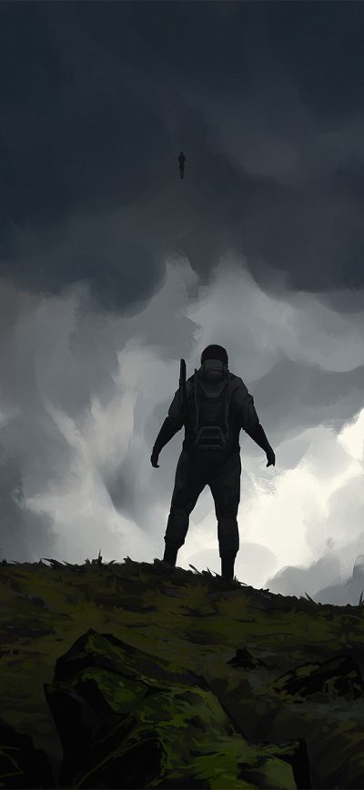 Fond d'écran iPhone Death Stranding Game Fan Art