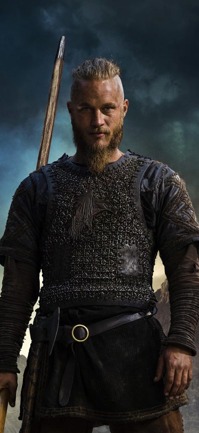 Fond d'écran iPhone Vikings Ragnar 4k