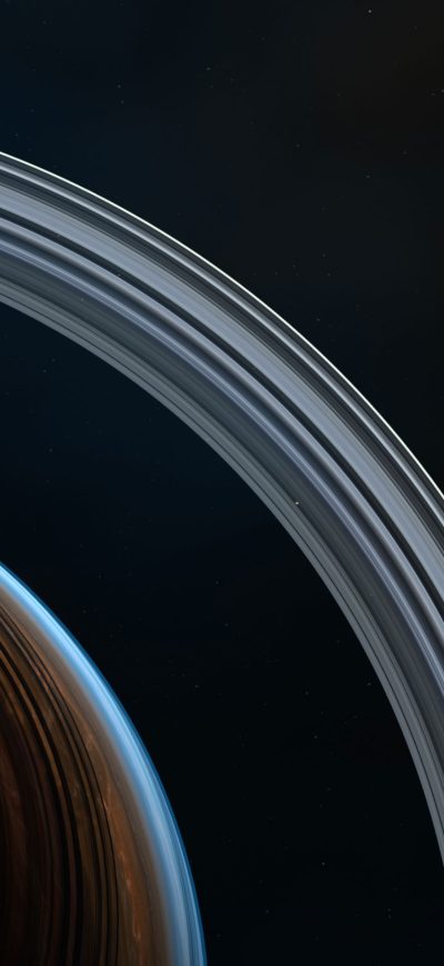 Fond d'écran iPhone Rings Space 4k