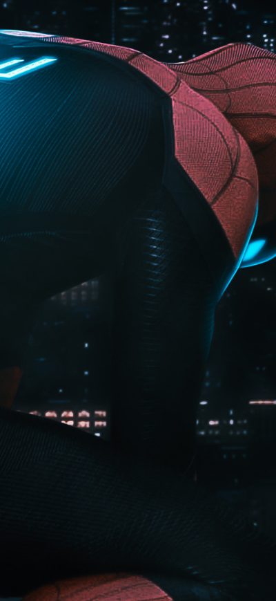 Fond d'écran Spider Man Far From Home sur iPhone
