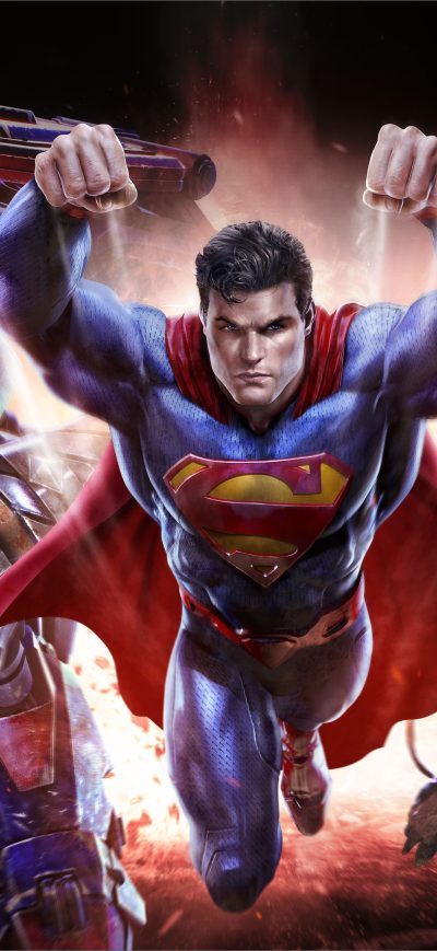 Fond d'écran iPhone Infinite Crisis 8k