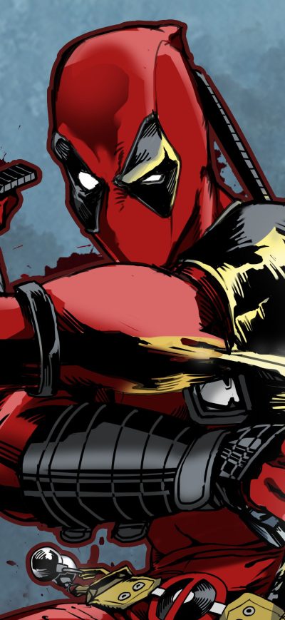 Fond d'écran iPhone Deadpool New Art 5k