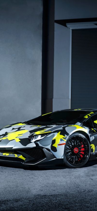 Fond d'écran iPhone Lamborghini Aventador Modified