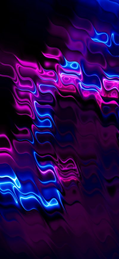 Fond d'écran iPhone Abstract Purple Blue Cell 4k
