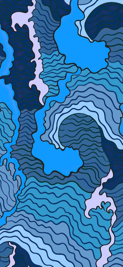 Fond d'écran iPhone Blue Moving Texture 4k