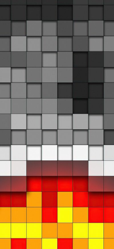 Fond d'écran iPhone Minecraft 3d Blocks 5k