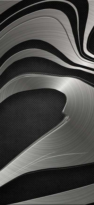 Fond d'écran iPhone Silver Metal Shine Abstract 4k