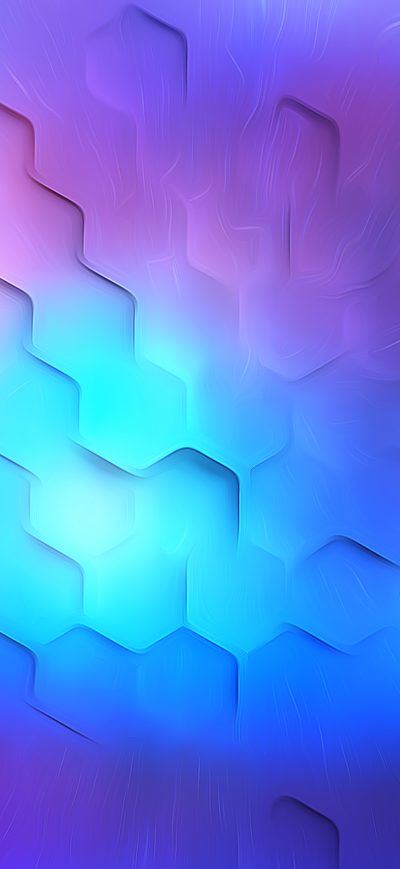 Fond d'écran iPhone Hexa Polygon Soothing Lights 4k