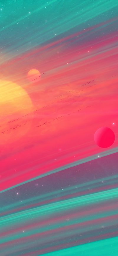 Fond d'écran iPhone Nebula Artistic 4k