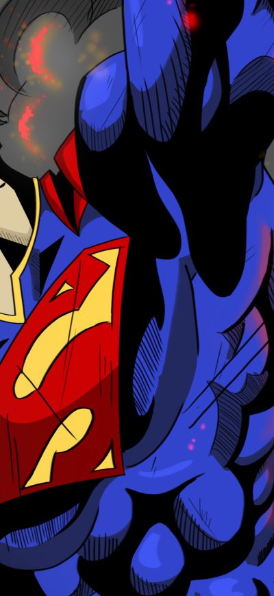 Fond d'écran iPhone Superman Art 4k