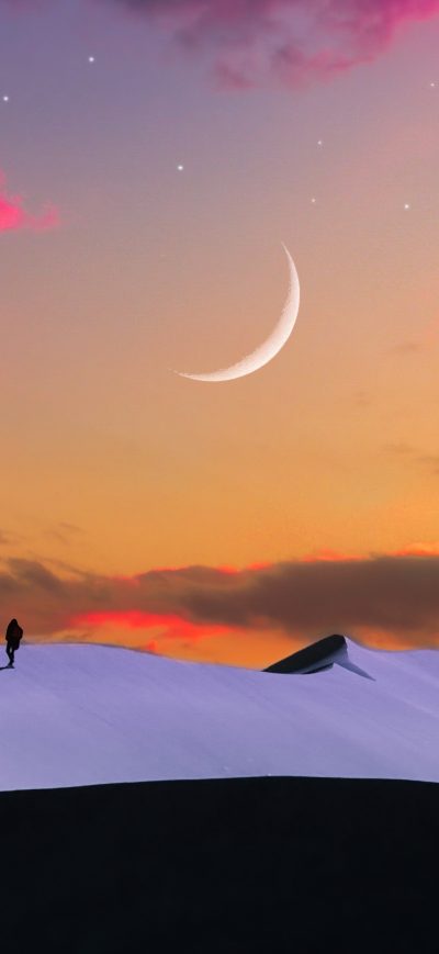 Fond d'écran iPhone Walking In Ethereal Dusk 4k