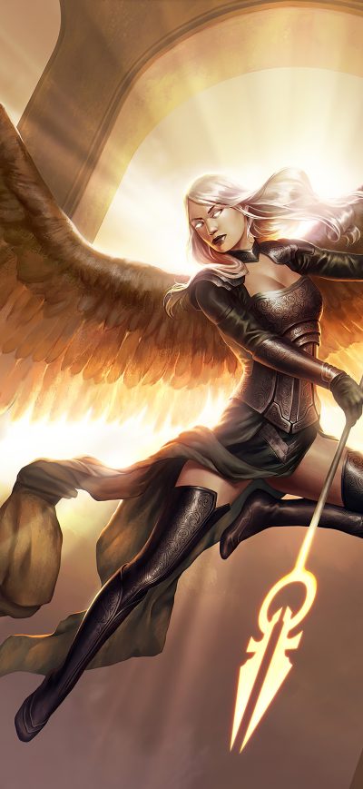Fond d'écran iPhone Angel For Revenge 4k