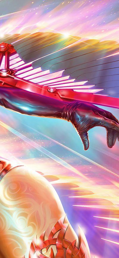 Fond d'écran iPhone Iron Phoenix 4k
