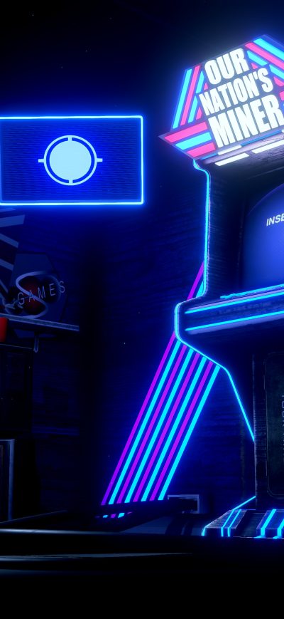 Fond d'écran iPhone Arcade Menu 4k