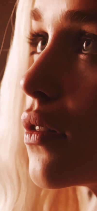 Fond d'écran iPhone Daenerys Targaryen Portrait Digital Art