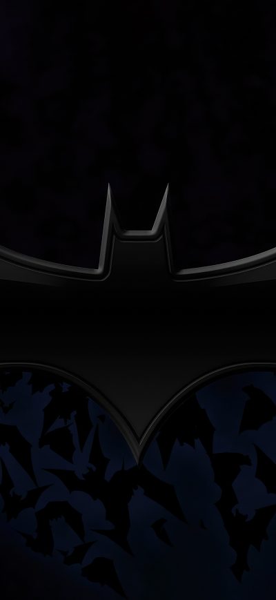 Fond d'écran iPhone Batman Dark Logo 4k
