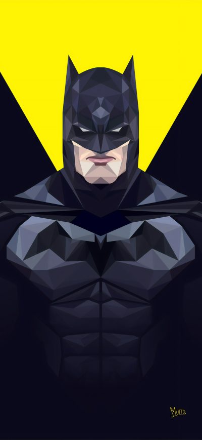 Fond d'écran iPhone Batman Minimal 4k