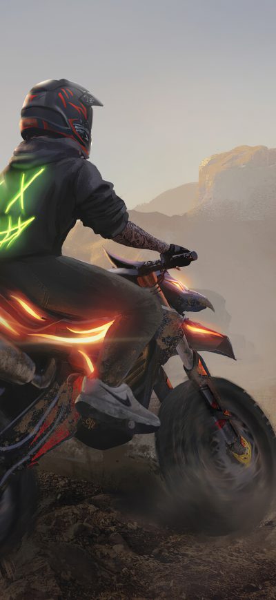 Fond d'écran iPhone Motocross Madness 4k