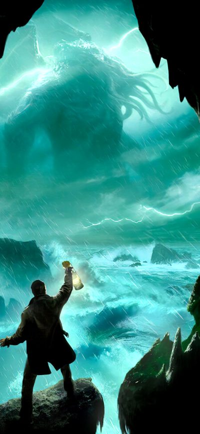 Fond d'écran iPhone Call Of Cthulhu 8k