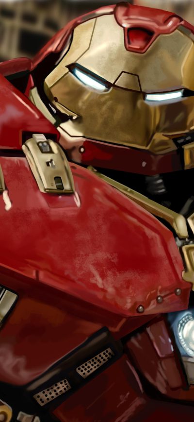 Fond d'écran iPhone Hulkbuster Artwork