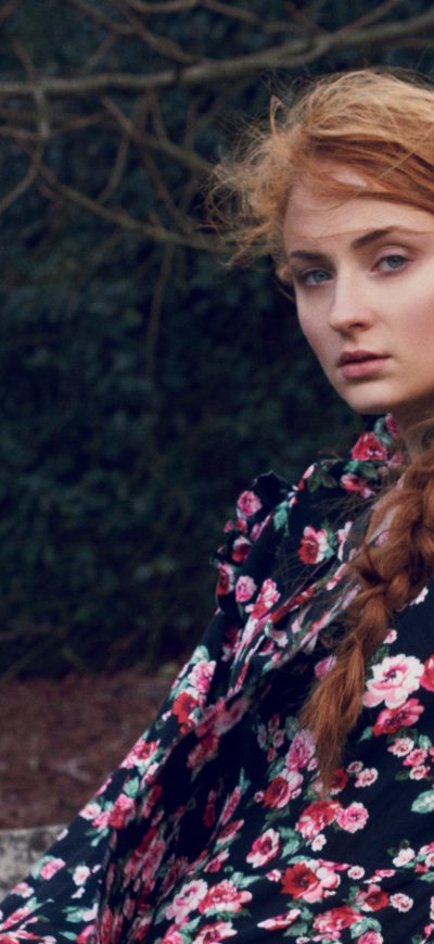 Fond d'écran iPhone Sophie Turner Marie Claire Photoshoot 4k