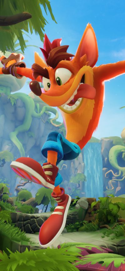 Fond d'écran Crash Bandicoot 4 Its About Time Ps5 sur iPhone